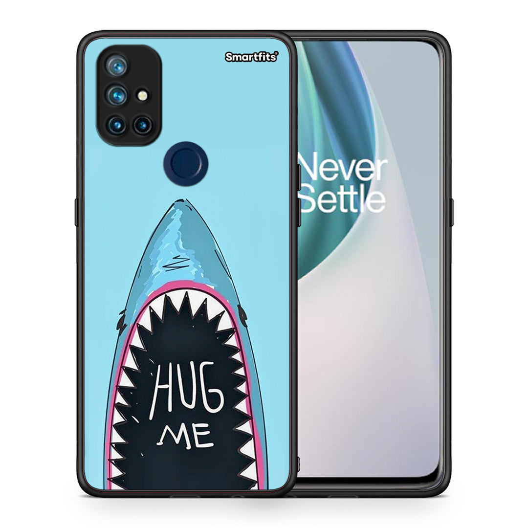 Θήκη OnePlus Nord N10 5G Hug Me από τη Smartfits με σχέδιο στο πίσω μέρος και μαύρο περίβλημα | OnePlus Nord N10 5G Hug Me case with colorful back and black bezels