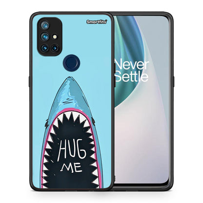 Θήκη OnePlus Nord N10 5G Hug Me από τη Smartfits με σχέδιο στο πίσω μέρος και μαύρο περίβλημα | OnePlus Nord N10 5G Hug Me case with colorful back and black bezels