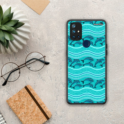 Swimming Dolphins - OnePlus Nord N10 5G θήκη