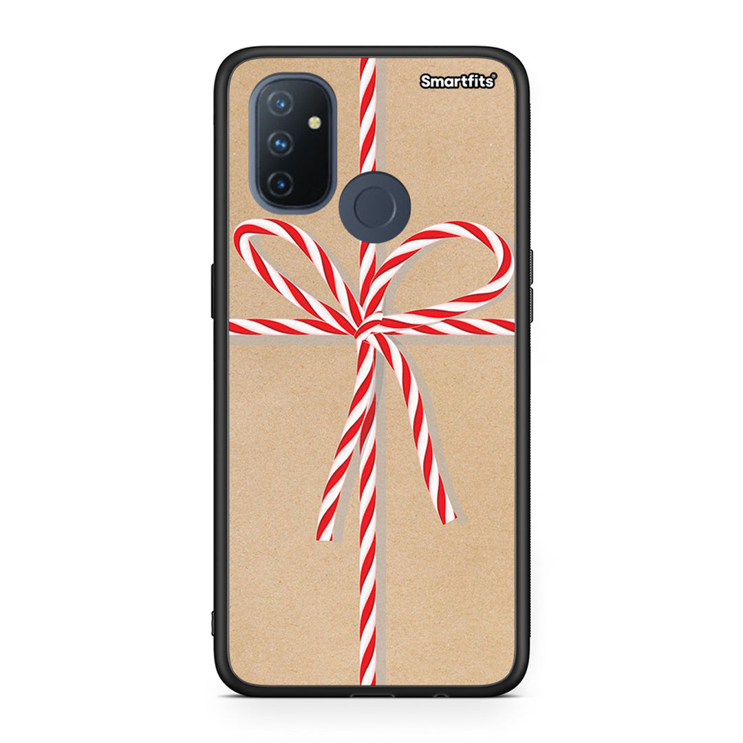 OnePlus Nord N100 Christmas Gift θήκη από τη Smartfits με σχέδιο στο πίσω μέρος και μαύρο περίβλημα | Smartphone case with colorful back and black bezels by Smartfits