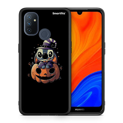 Θήκη OnePlus Nord N100 Halloween Stitch από τη Smartfits με σχέδιο στο πίσω μέρος και μαύρο περίβλημα | OnePlus Nord N100 Halloween Stitch case with colorful back and black bezels