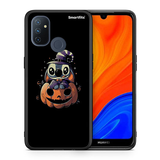 Θήκη OnePlus Nord N100 Halloween Stitch από τη Smartfits με σχέδιο στο πίσω μέρος και μαύρο περίβλημα | OnePlus Nord N100 Halloween Stitch case with colorful back and black bezels