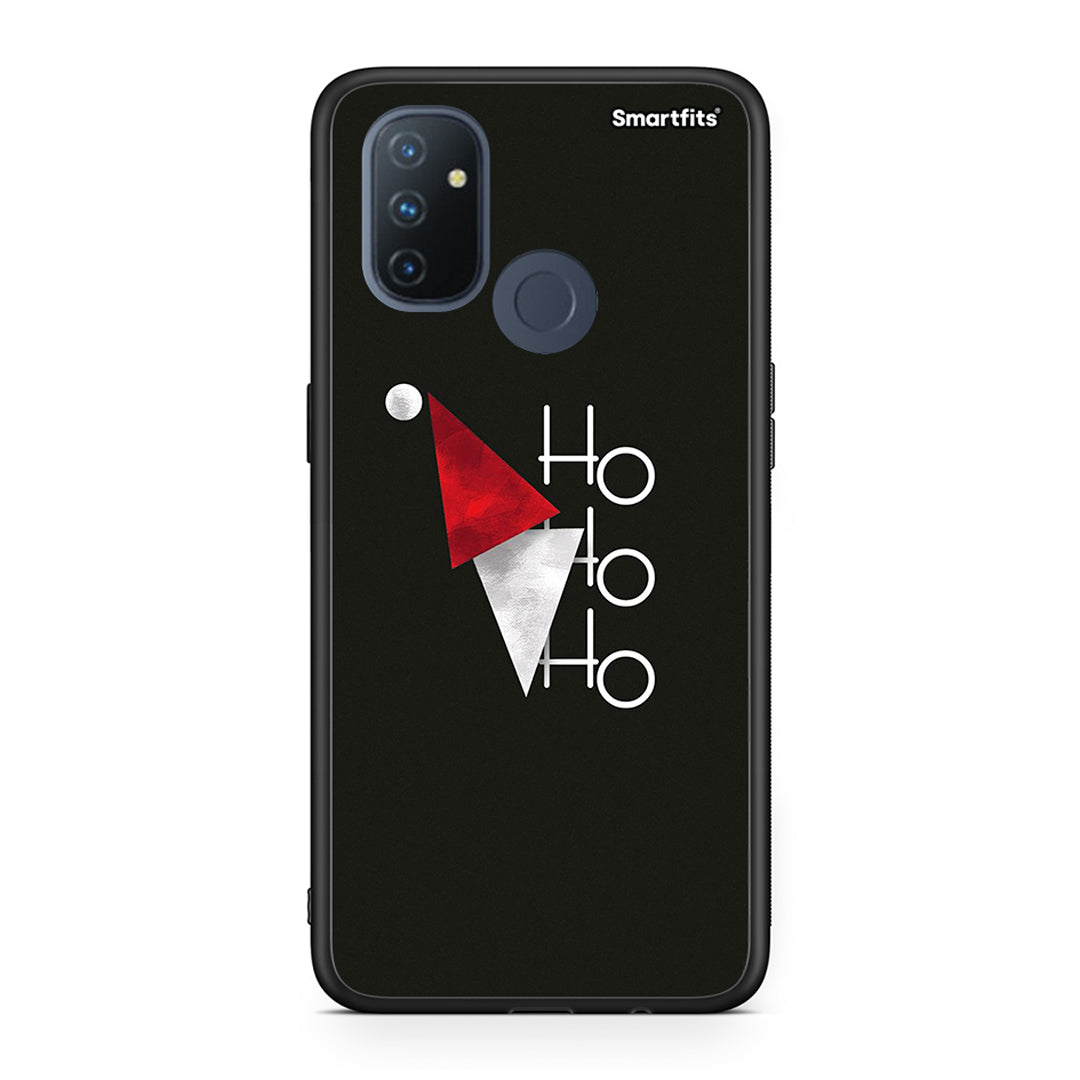 OnePlus Nord N100 Minimal Christmas θήκη από τη Smartfits με σχέδιο στο πίσω μέρος και μαύρο περίβλημα | Smartphone case with colorful back and black bezels by Smartfits