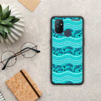 Thumbnail for Swimming Dolphins - OnePlus Nord N100 θήκη