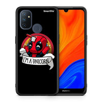 Thumbnail for Θήκη OnePlus Nord N100 Unicorn Deadpool από τη Smartfits με σχέδιο στο πίσω μέρος και μαύρο περίβλημα | OnePlus Nord N100 Unicorn Deadpool case with colorful back and black bezels