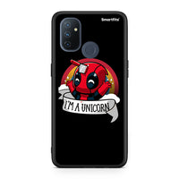 Thumbnail for OnePlus Nord N100 Unicorn Deadpool θήκη από τη Smartfits με σχέδιο στο πίσω μέρος και μαύρο περίβλημα | Smartphone case with colorful back and black bezels by Smartfits