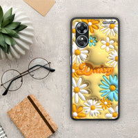 Thumbnail for Θήκη Oppo A17 Bubble Daisies από τη Smartfits με σχέδιο στο πίσω μέρος και μαύρο περίβλημα | Oppo A17 Bubble Daisies Case with Colorful Back and Black Bezels