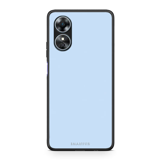 Θήκη Oppo A17 Powder Blue από τη Smartfits με σχέδιο στο πίσω μέρος και μαύρο περίβλημα | Oppo A17 Powder Blue case with colorful back and black bezels