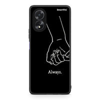 Thumbnail for Oppo A38 Always & Forever 1 Θήκη Αγίου Βαλεντίνου από τη Smartfits με σχέδιο στο πίσω μέρος και μαύρο περίβλημα | Smartphone case with colorful back and black bezels by Smartfits
