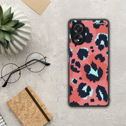Animal Pink Leopard - Oppo A18 θήκη