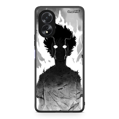 Oppo A38 Anime Boy Θήκη από τη Smartfits με σχέδιο στο πίσω μέρος και μαύρο περίβλημα | Smartphone case with colorful back and black bezels by Smartfits
