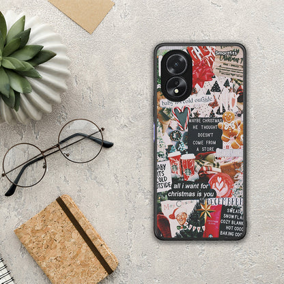 Christmas Happiness - Oppo A18 θήκη