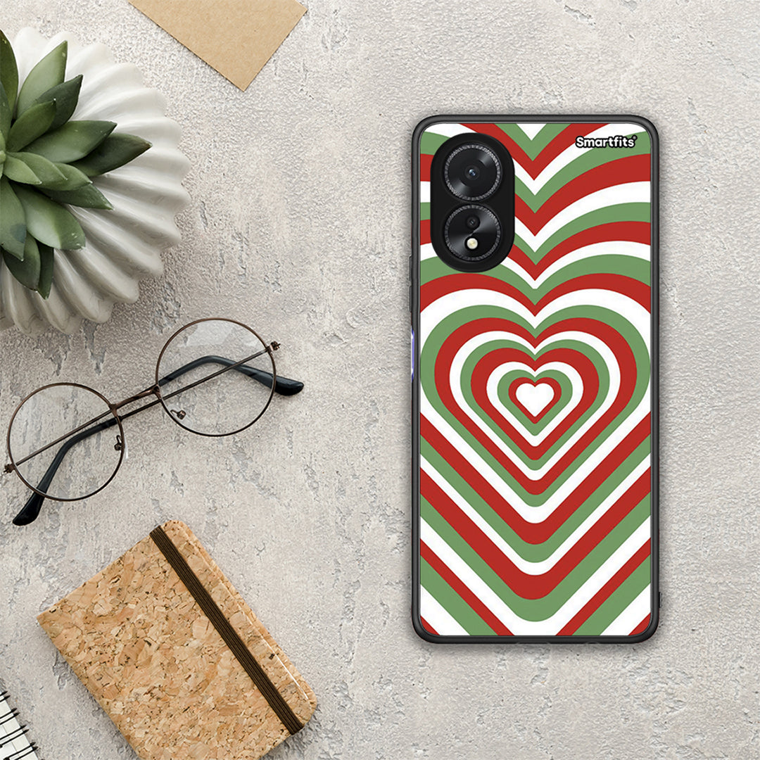 Christmas Hearts - Oppo A38 θήκη