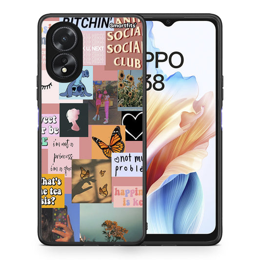 Collage Bitchin - Oppo A38 θήκη