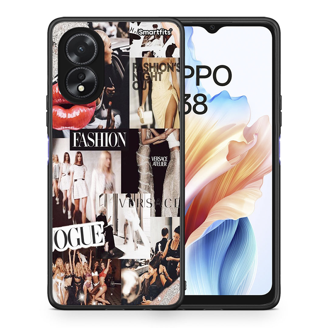 Collage Fashion - Oppo A38 θήκη