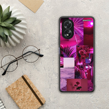 Collage Red Roses - Oppo A38 θήκη