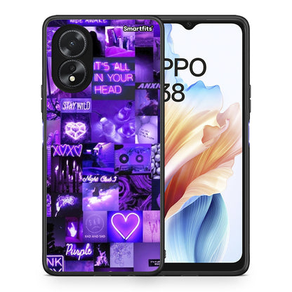 Collage Stay Wild - Oppo A38 θήκη