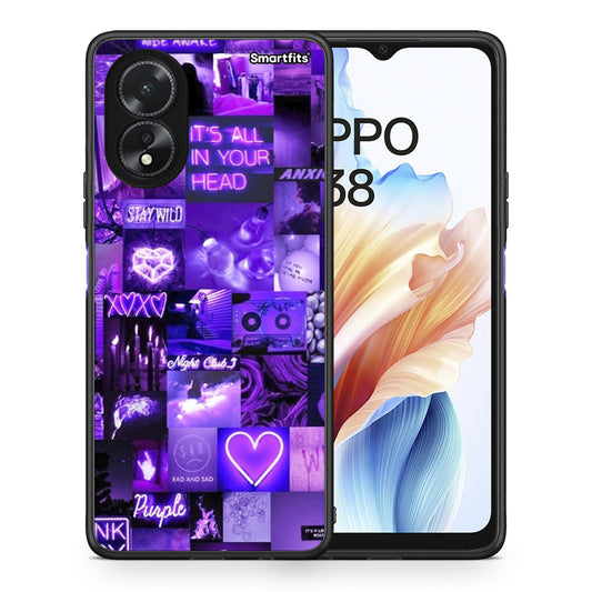Collage Stay Wild - Oppo A38 θήκη