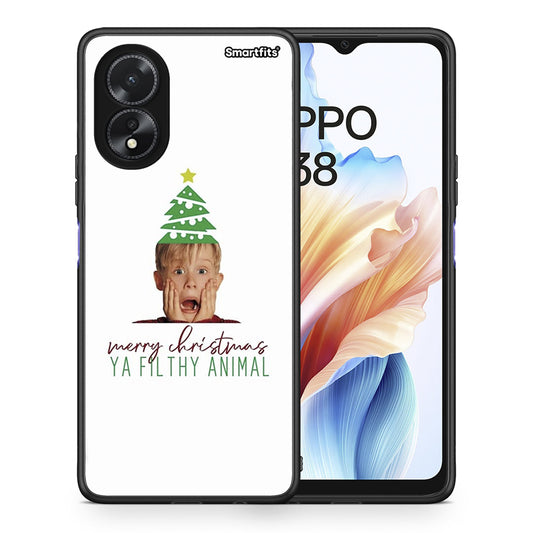 Θήκη Oppo A38 Filthy Animal από τη Smartfits με σχέδιο στο πίσω μέρος και μαύρο περίβλημα | Oppo A38 Filthy Animal case with colorful back and black bezels
