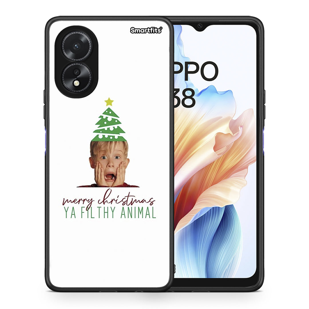 Θήκη Oppo A18 Filthy Animal από τη Smartfits με σχέδιο στο πίσω μέρος και μαύρο περίβλημα | Oppo A18 Filthy Animal case with colorful back and black bezels