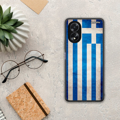 Flag Greek - Oppo A18 θήκη