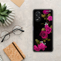 Thumbnail for Flower Red Roses - Oppo A18 θήκη