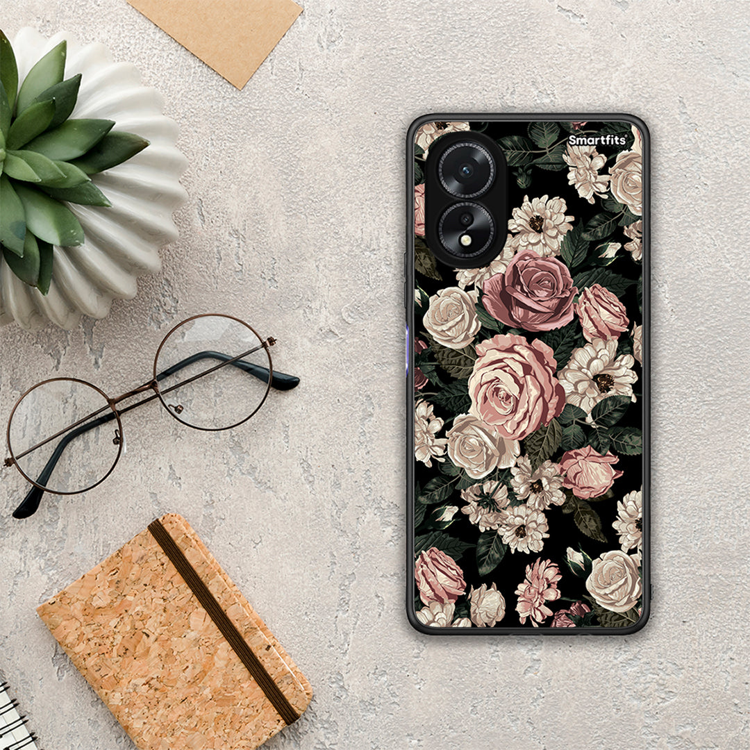 Flower Wild Roses - Oppo A38 θήκη
