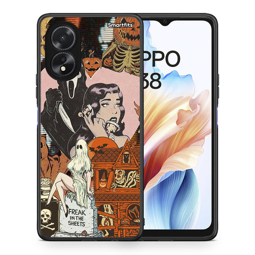 Halloween Collage - Oppo A38 θήκη