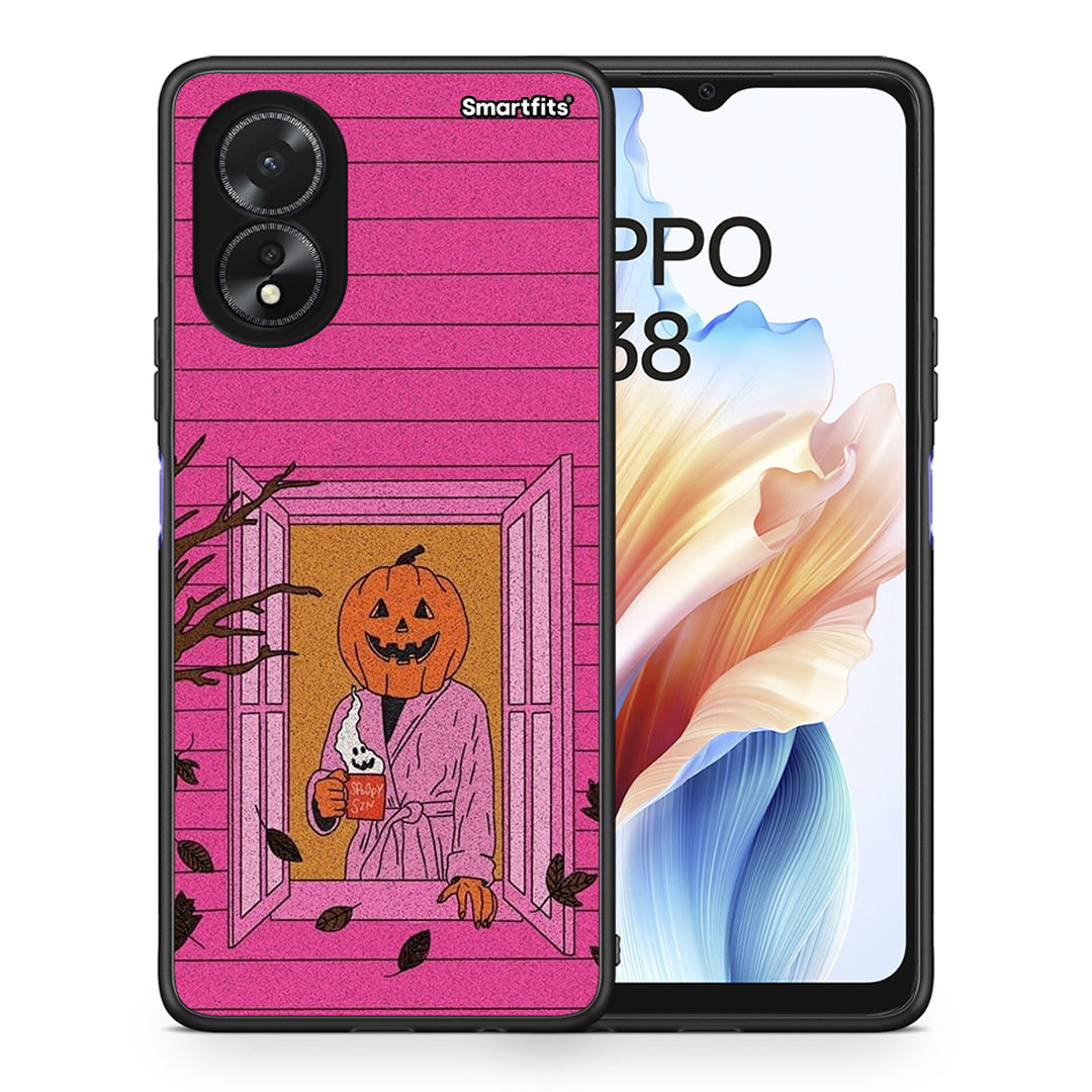 Halloween Pumpkin Lady - Oppo A38 θήκη