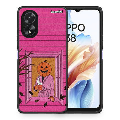Halloween Pumpkin Lady - Oppo A38 θήκη