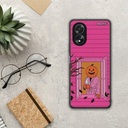 Halloween Pumpkin Lady - Oppo A38 θήκη
