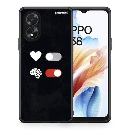 Heart Vs Brain - Oppo A38 θήκη