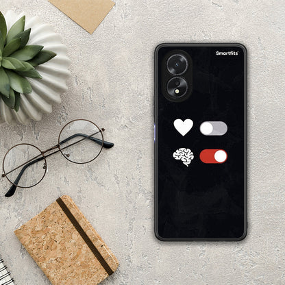 Heart Vs Brain - Oppo A38 θήκη