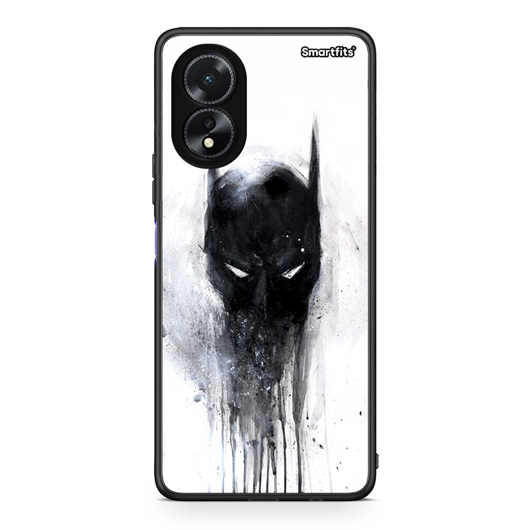 4 - Oppo A18 Paint Bat Hero case, cover, bumper