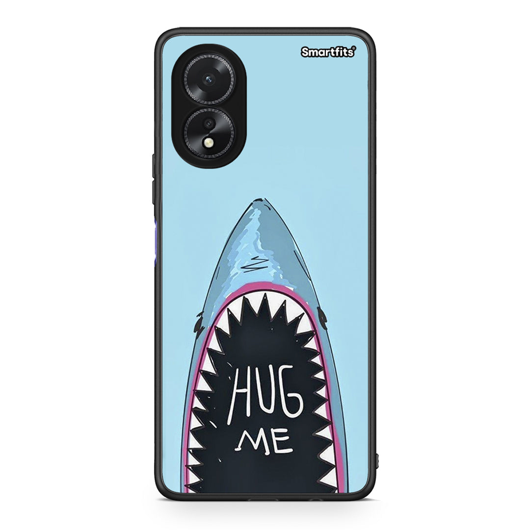 Oppo A38 Hug Me θήκη από τη Smartfits με σχέδιο στο πίσω μέρος και μαύρο περίβλημα | Smartphone case with colorful back and black bezels by Smartfits