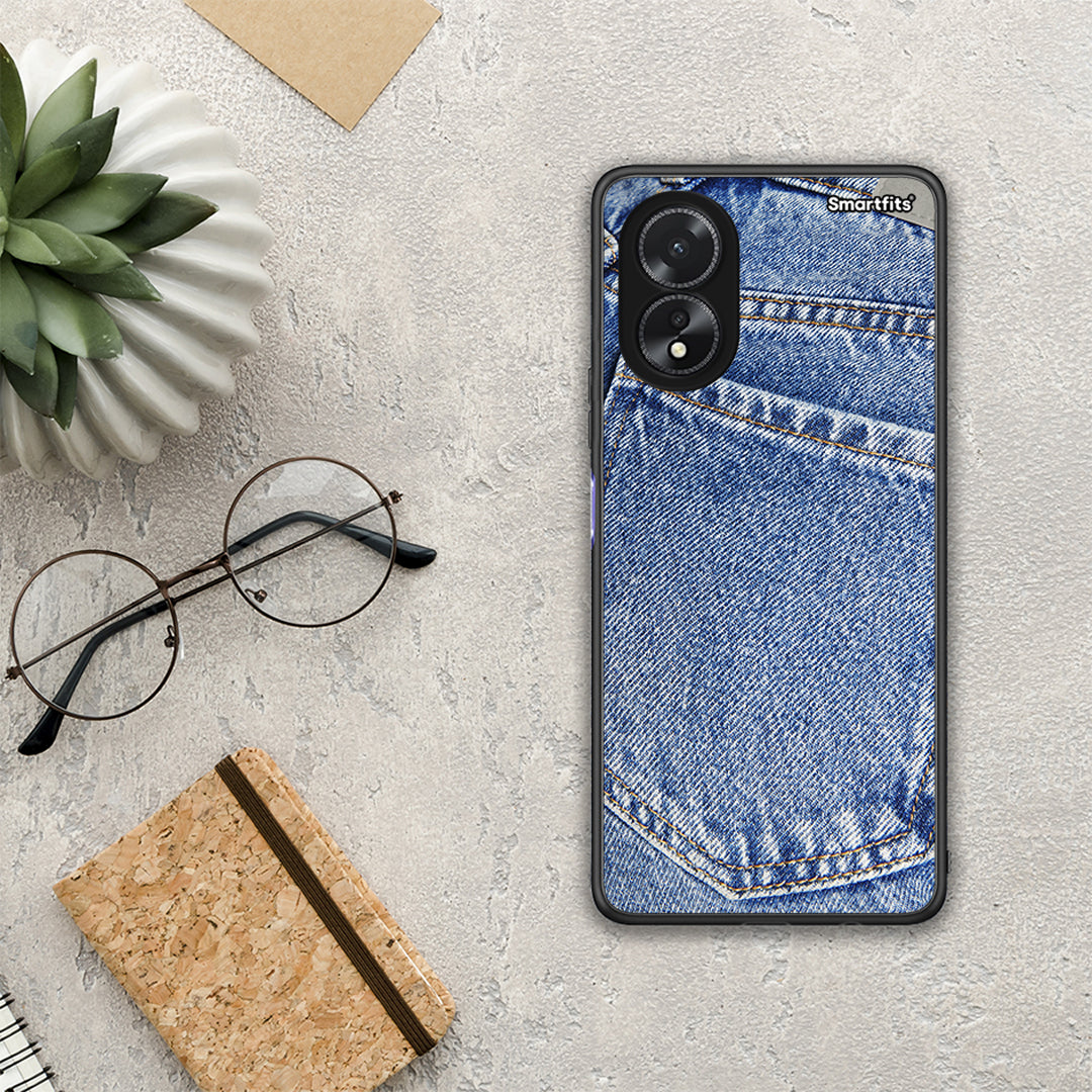 Jeans Pocket - Oppo A18 θήκη