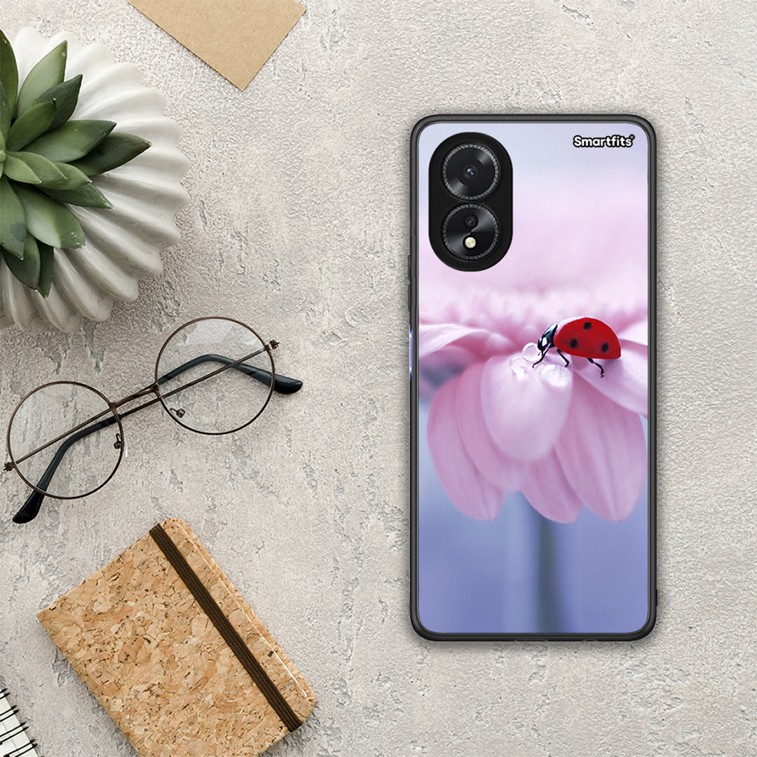 Ladybug Flower - Oppo A38 θήκη