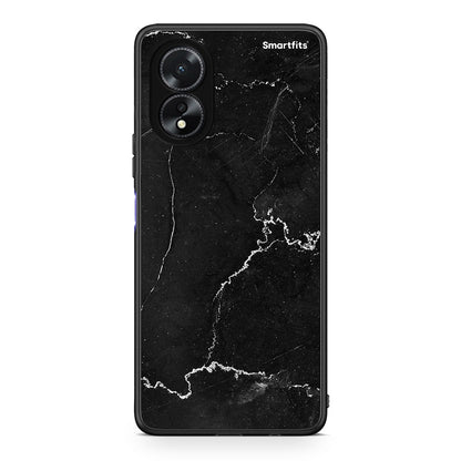 Oppo A38 Marble Black θήκη από τη Smartfits με σχέδιο στο πίσω μέρος και μαύρο περίβλημα | Smartphone case with colorful back and black bezels by Smartfits