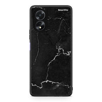 Thumbnail for Oppo A38 Marble Black θήκη από τη Smartfits με σχέδιο στο πίσω μέρος και μαύρο περίβλημα | Smartphone case with colorful back and black bezels by Smartfits