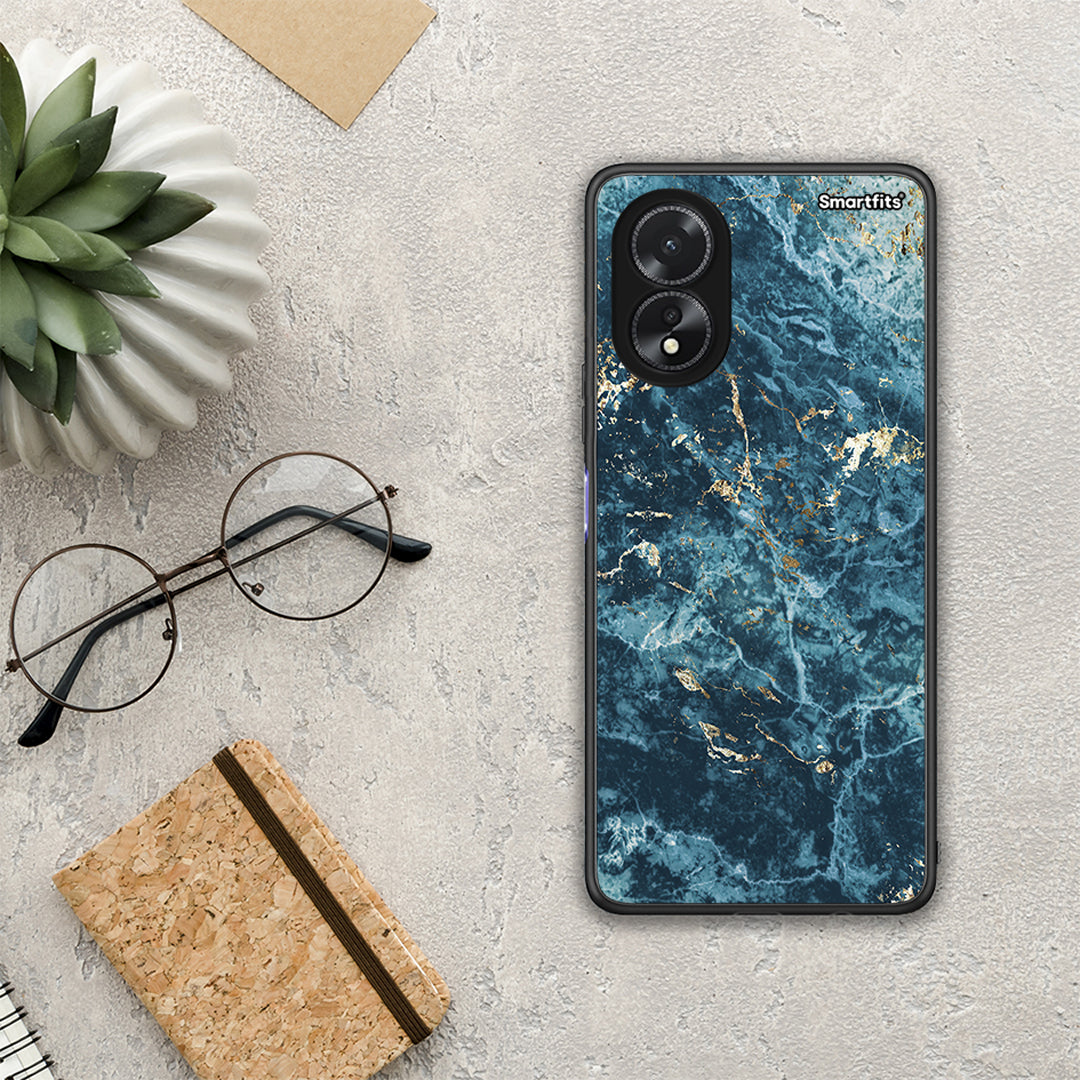 Marble Blue - Oppo A18 θήκη