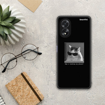 Meme Cat - Oppo A38 θήκη