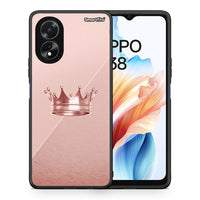 Thumbnail for Θήκη Oppo A18 Crown Minimal από τη Smartfits με σχέδιο στο πίσω μέρος και μαύρο περίβλημα | Oppo A18 Crown Minimal case with colorful back and black bezels