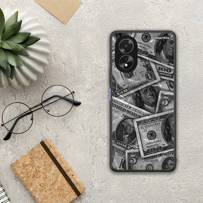 Money Dollars - Oppo A38 θήκη