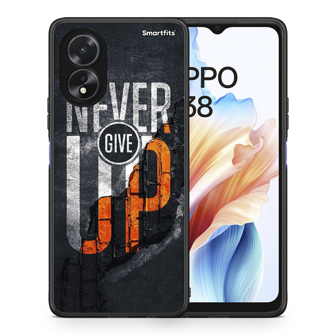 Never Give Up - Oppo A18 θήκη