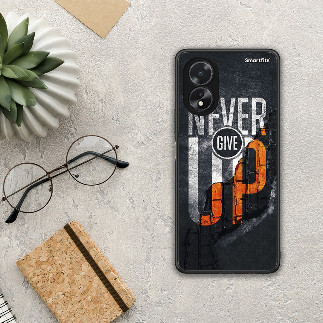 Never Give Up - Oppo A38 θήκη