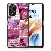 Thumbnail for 116 Pink Love - Oppo A38 θήκη