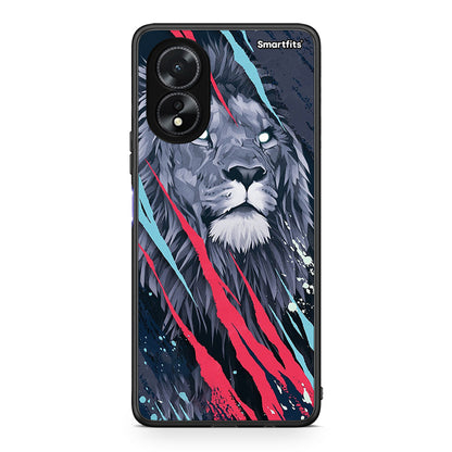 4 - Oppo A38 Lion Designer PopArt case, cover, bumper