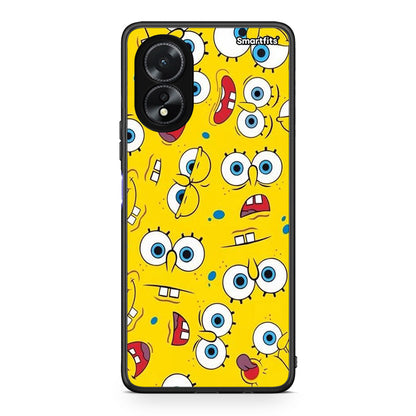 4 - Oppo A38 Sponge PopArt case, cover, bumper
