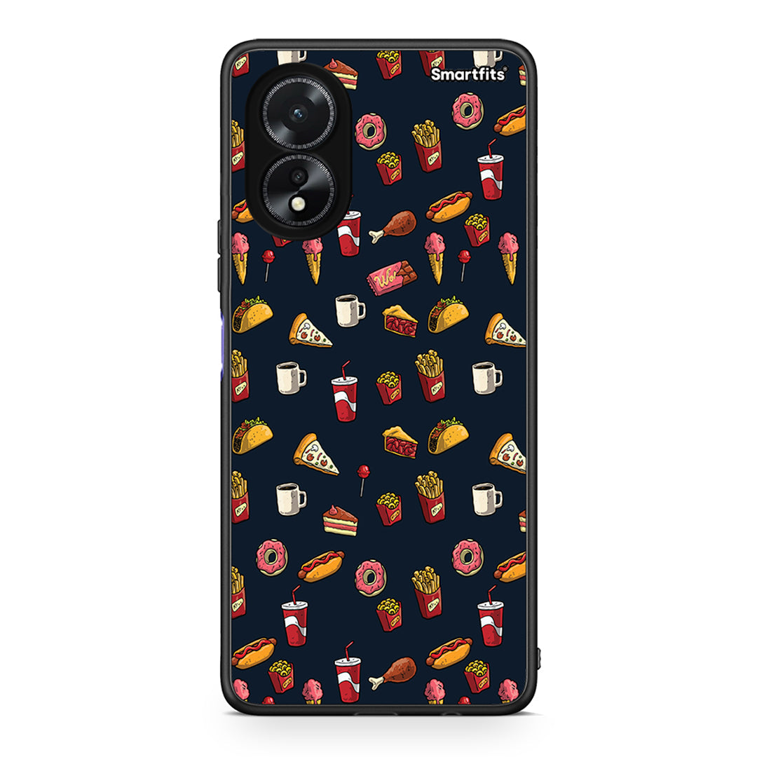 118 - Oppo A18 Hungry Random case, cover, bumper