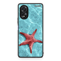 Thumbnail for Oppo A38 Red Starfish Θήκη από τη Smartfits με σχέδιο στο πίσω μέρος και μαύρο περίβλημα | Smartphone case with colorful back and black bezels by Smartfits